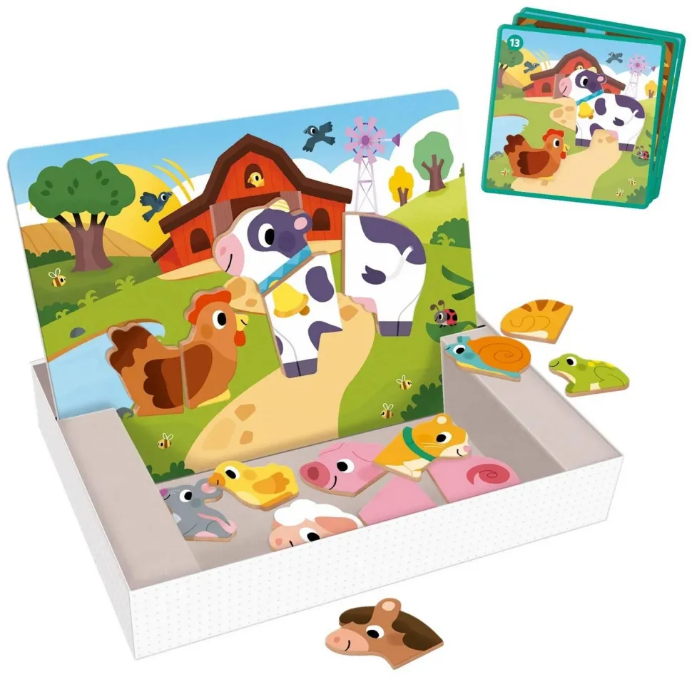 Puzzle magnétique : Ferme - Goula