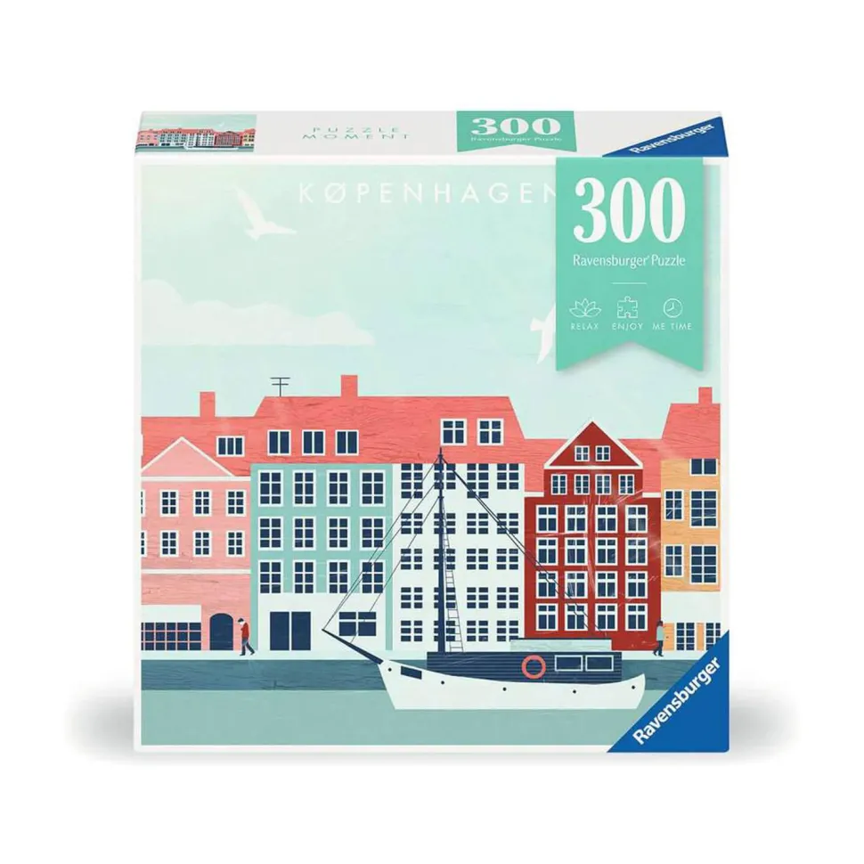Puzzle Moment 300 pièces : Copenhague - Ravensburger
