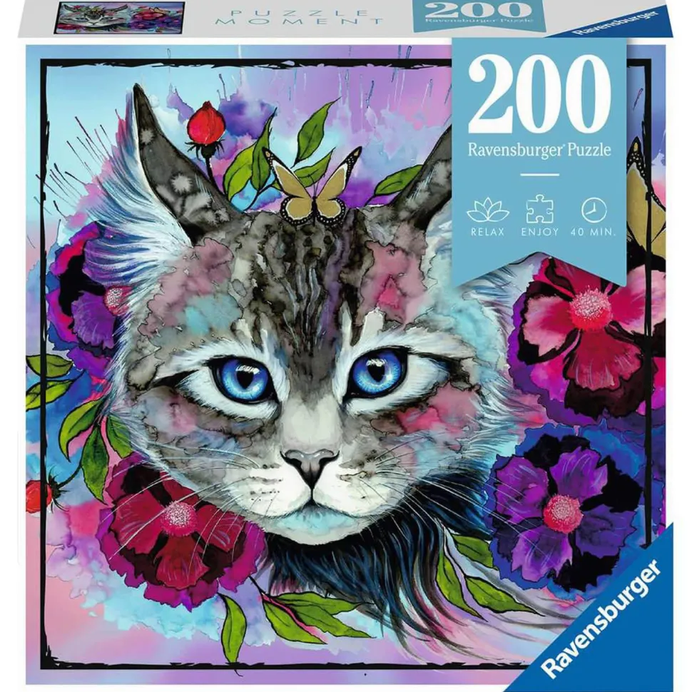 Puzzle Moment 200 pièces : Œil de chat - Ravensburger
