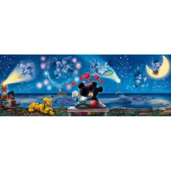 Puzzle Panorama 1000 pièces : Mickey & Minnie - Clementoni
