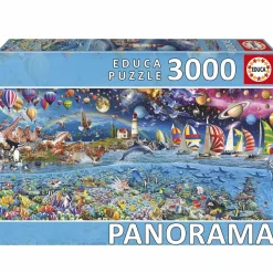 Puzzle Panorama 3000 pièces : VIE - Educa