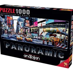 Puzzle panoramique 1000 pièces: Times Square, Larry Hersberger - Anatolian