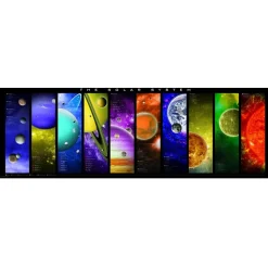 Puzzle panoramique 1000 pièces : Le système solaire - Eurographics