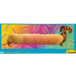 Puzzle panoramique 1000 pièces : Wiener dog - Aquarius
