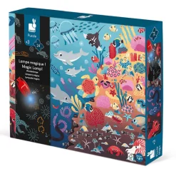 Puzzle phosphorescent 24 pièces : Puzzle magique : L'océan - Janod
