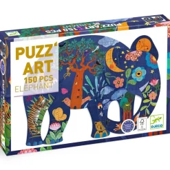 Puzzle Puzz'Art 150 pièces : Eléphant - Djeco