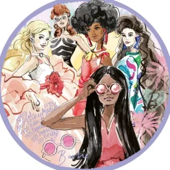 Puzzle rond 500 pièces : Barbie - L'icône du style depuis 1959 - Ravensburger