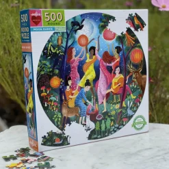Puzzle rond 500 pièces : Danse de la lune - Eeboo