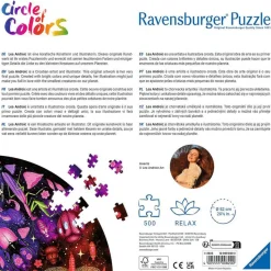 Puzzle rond 500 pièces : Insectes (Circle of Colors) - Ravensburger