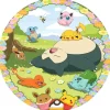 Puzzle rond 500 pièces - Pokémon en fleurs - Ravensburger