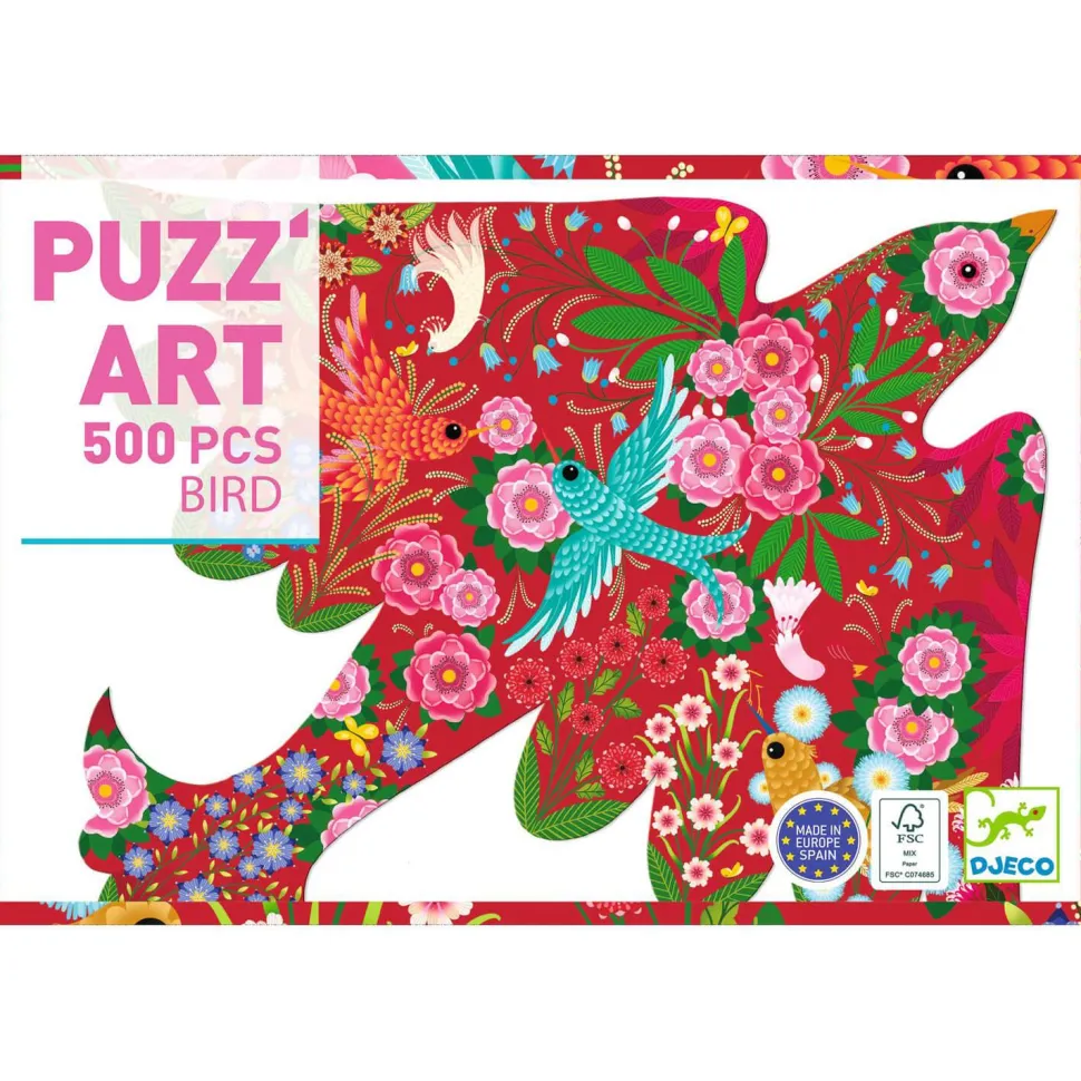 Puzzle Silhouette 500 pièces : Bird - Djeco