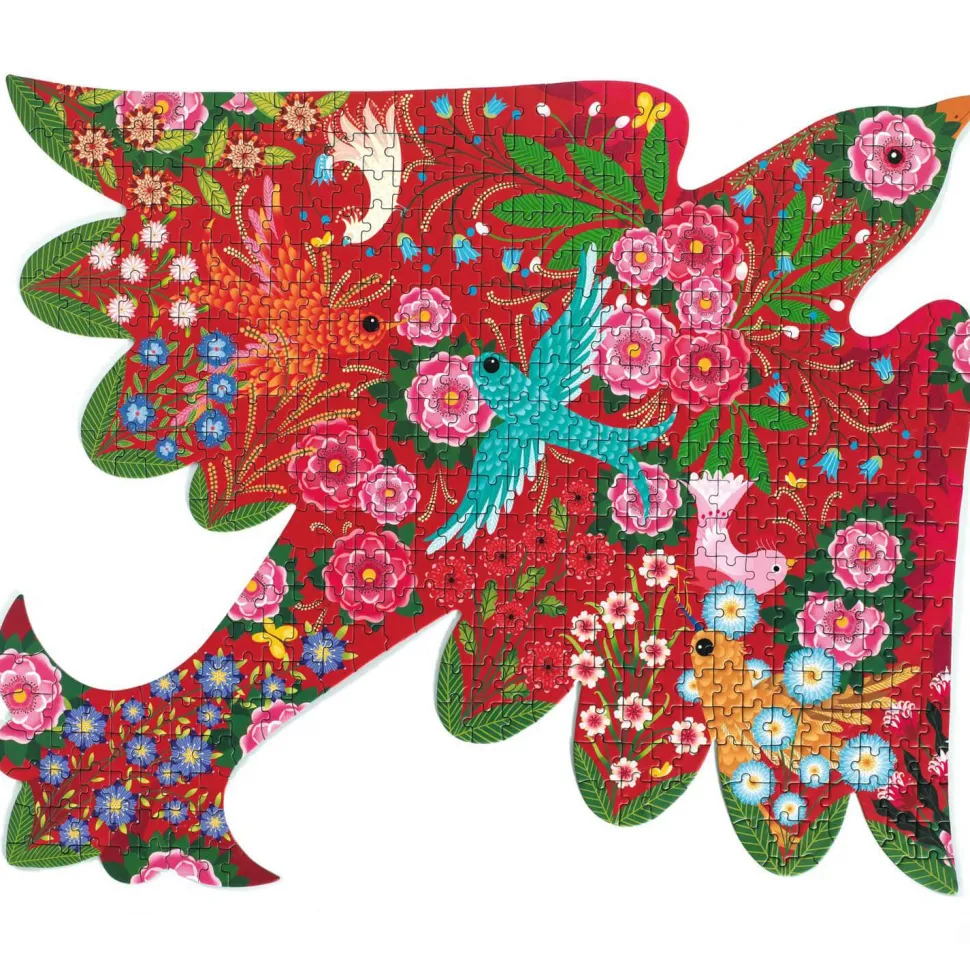 Puzzle Silhouette 500 pièces : Bird - Djeco