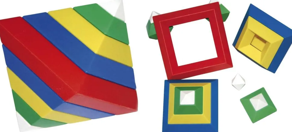 Puzzle triangle, set de 15 - Eduplay