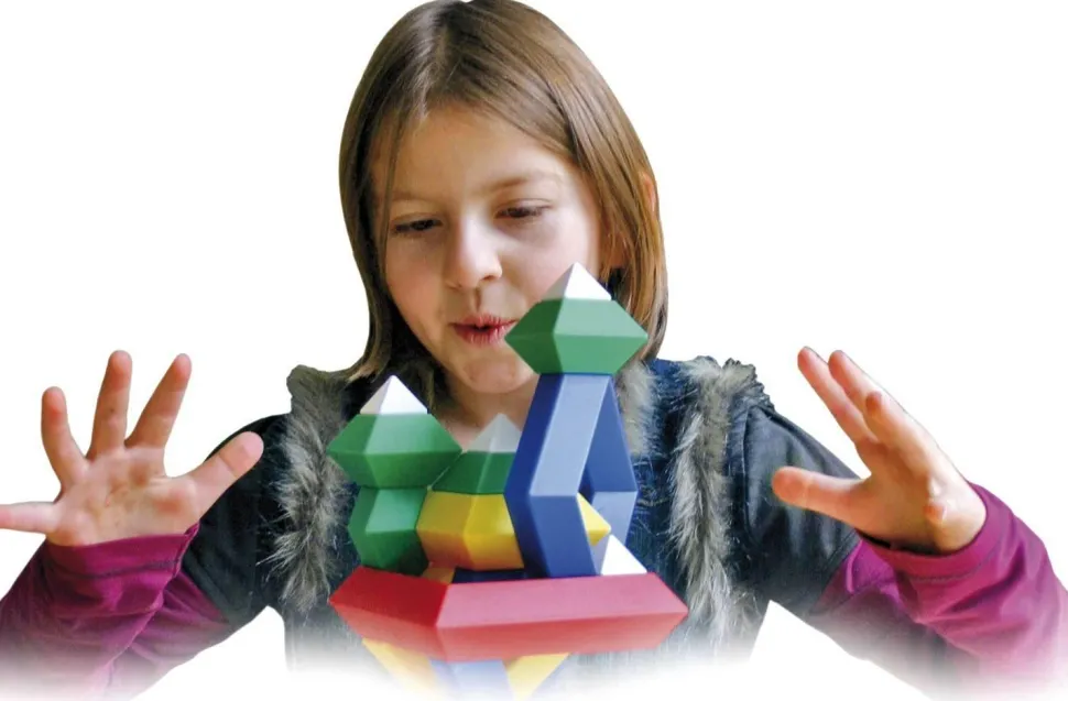 Puzzle triangle, set de 15 - Eduplay