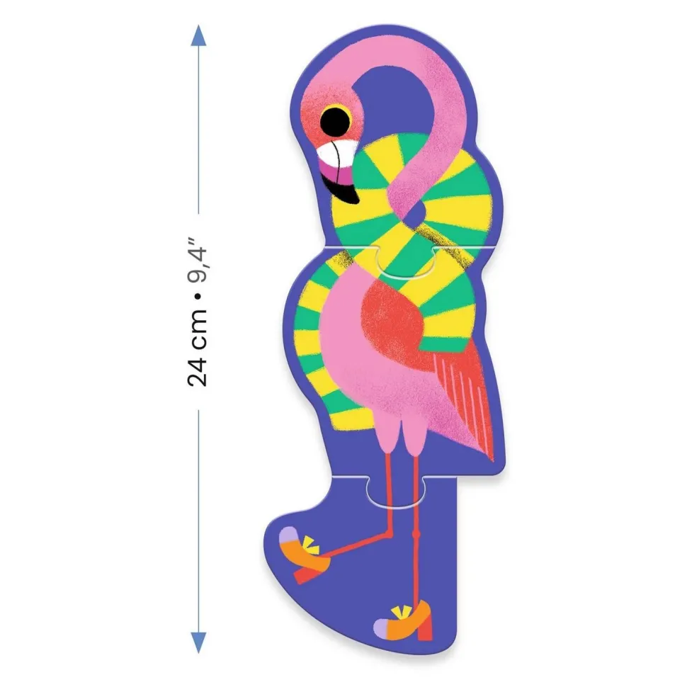 Puzzle Trio - Savana - jeux éducatifs - Djeco