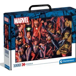 Puzzle valisette 1000 pièces : Marvel Avengers - Clementoni