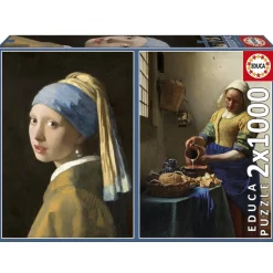 Puzzle 2x1000 pièces : VERMEER - Educa