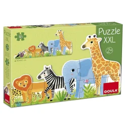 Puzzle XXL : Les animaux de la jungle - Goula