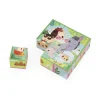 Puzzles 9 cubes : animaux de la ferme - Janod