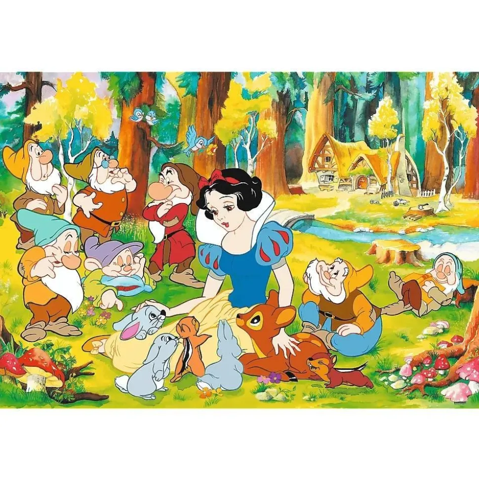 Puzzles 600 pièces : 40e anniversaire - Blanche-Neige / Disney Blanche-Neige et les Sept Nains - Trefl