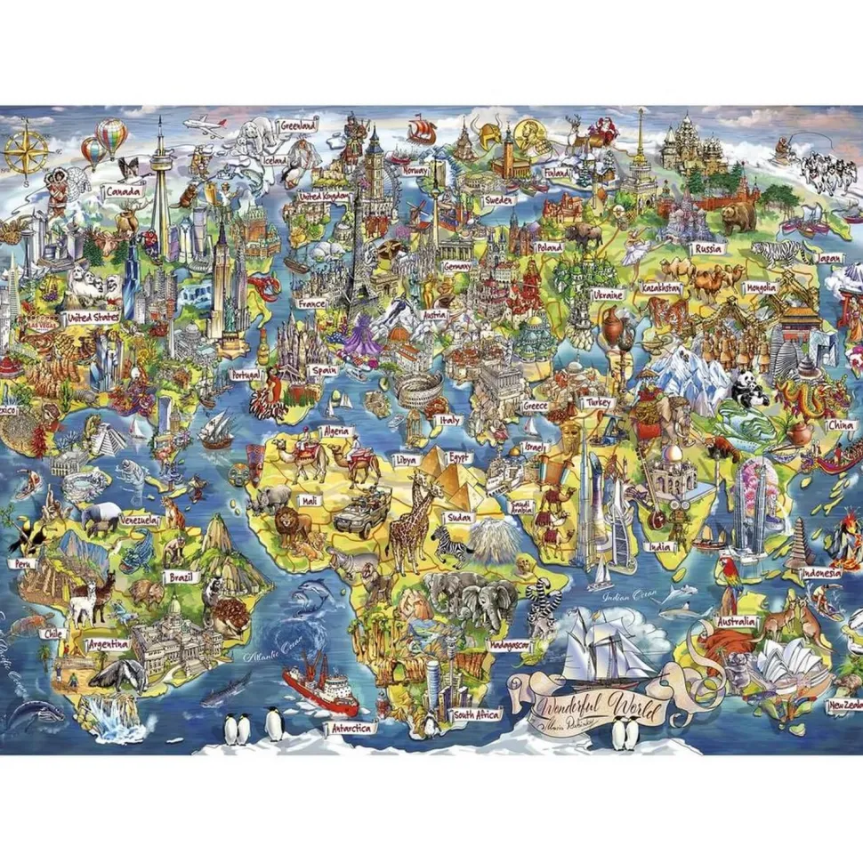 Puzzles 1000 pièces : Maria Rabinki : Monde merveilleux - Gibsons