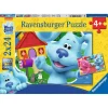 Puzzles 2 x 24 pièces : Blue et ses amis : Les amis Blue et Magenta - Ravensburger