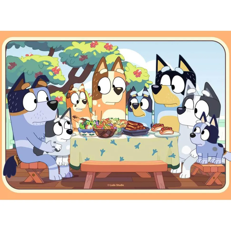 Puzzles 2 x 24 pièces : C'est parti avec Bluey ! - Ravensburger