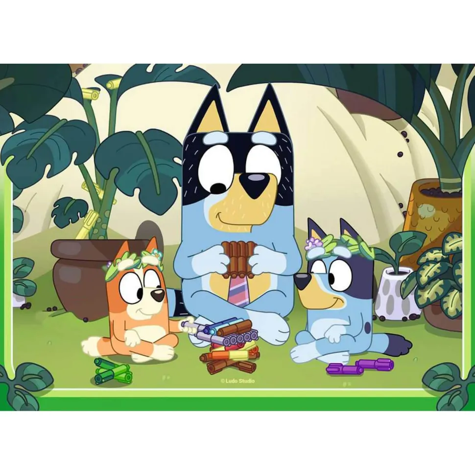 Puzzles 2 x 24 pièces : C'est parti avec Bluey ! - Ravensburger