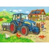 Puzzles 2 x 12 pièces : Chantier et ferme - Ravensburger