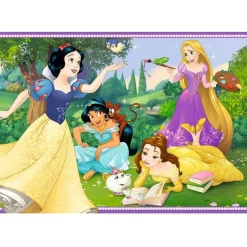 Puzzles 2 x 12 pièces : Dans le monde des princesses - Ravensburger