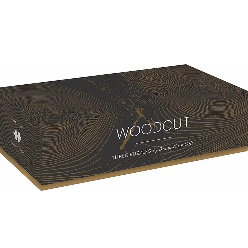 Puzzles 3 x 300 pièces : Gravures de bois - Galison