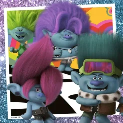 Puzzles 3 x 49 pièces : La Pop ne s'arrête jamais, Les Trolls - Ravensburger