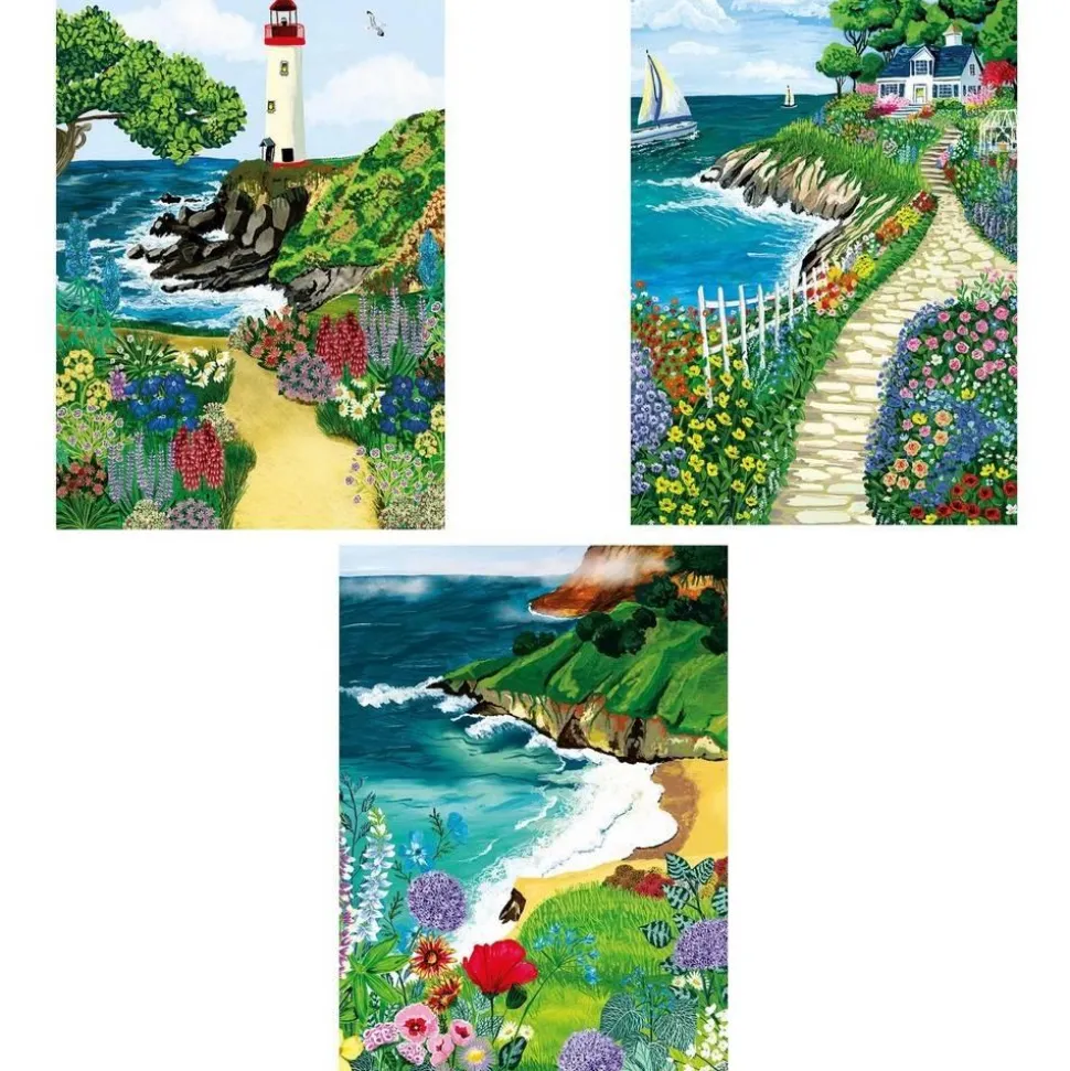 Puzzles 3 x 500 pièces : L'APPEL DE LA CÔTE - Gibsons