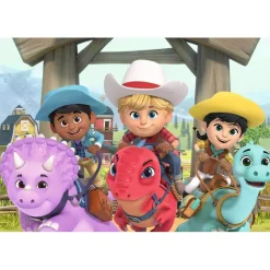 Puzzles 2 x 24 pièces : Les amis du Dino Ranch - Ravensburger