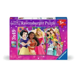 Puzzles 3 x 49 pièces : Princesses Disney : Girl Power ! - Ravensburger