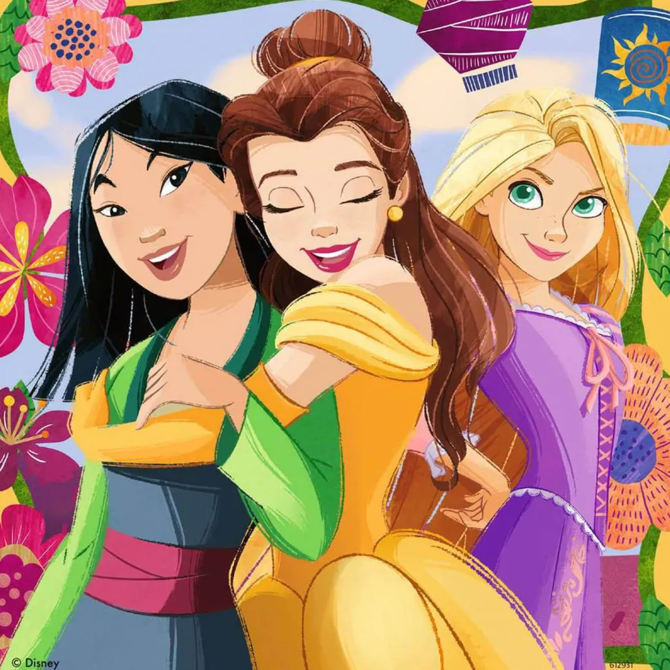 Puzzles 3 x 49 pièces : Princesses Disney : Girl Power ! - Ravensburger