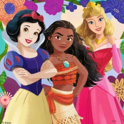 Puzzles 3 x 49 pièces : Princesses Disney : Girl Power ! - Ravensburger