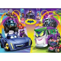 Puzzles 2 x 24 pièces : Prêt pour l'action, Batwheels - Ravensburger