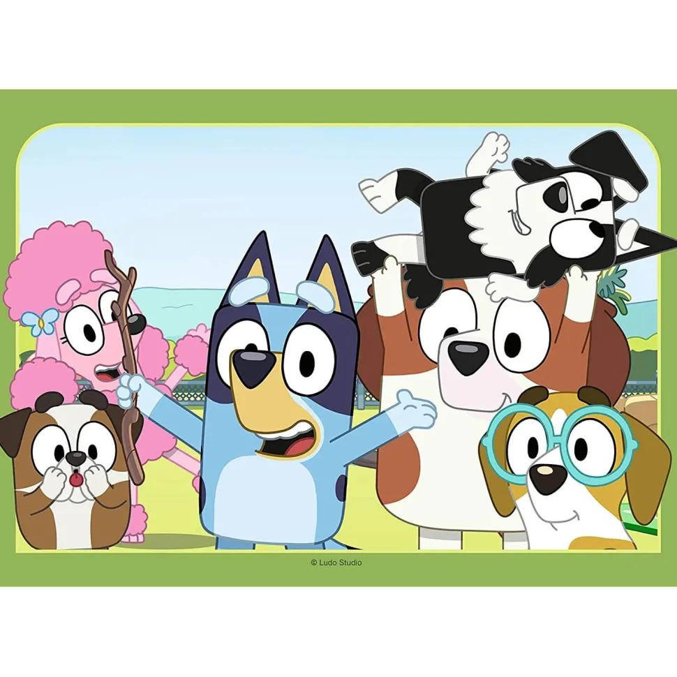 Puzzles 2 x 12 pièces : S'amuser avec Bluey - Ravensburger