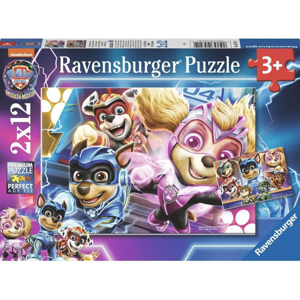 Puzzles 2 x 12 pièces : Une équipe indestructible, Pat'Patrouille (Paw Patrol) - Ravensburger