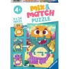 Puzzles 3 x 24 pièces Mix & Match : Mignons dinosaures - Ravensburger