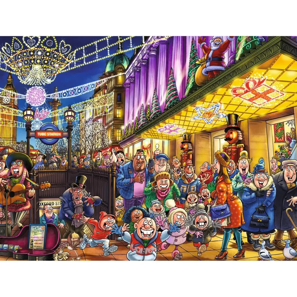 Puzzles 2 x1000 pièces : Wasgij Destiny 20 Fantômes de Noel - Diset