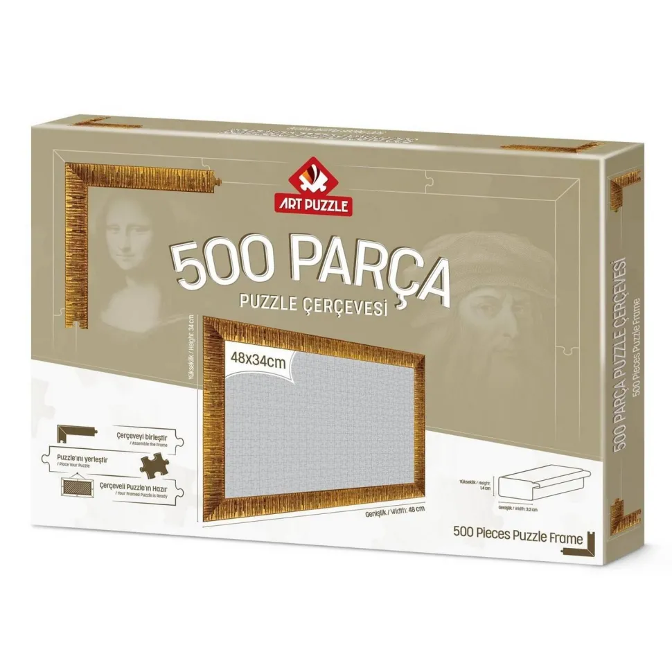 Puzzles Cadre 500 pièces : Or - Art Puzzle