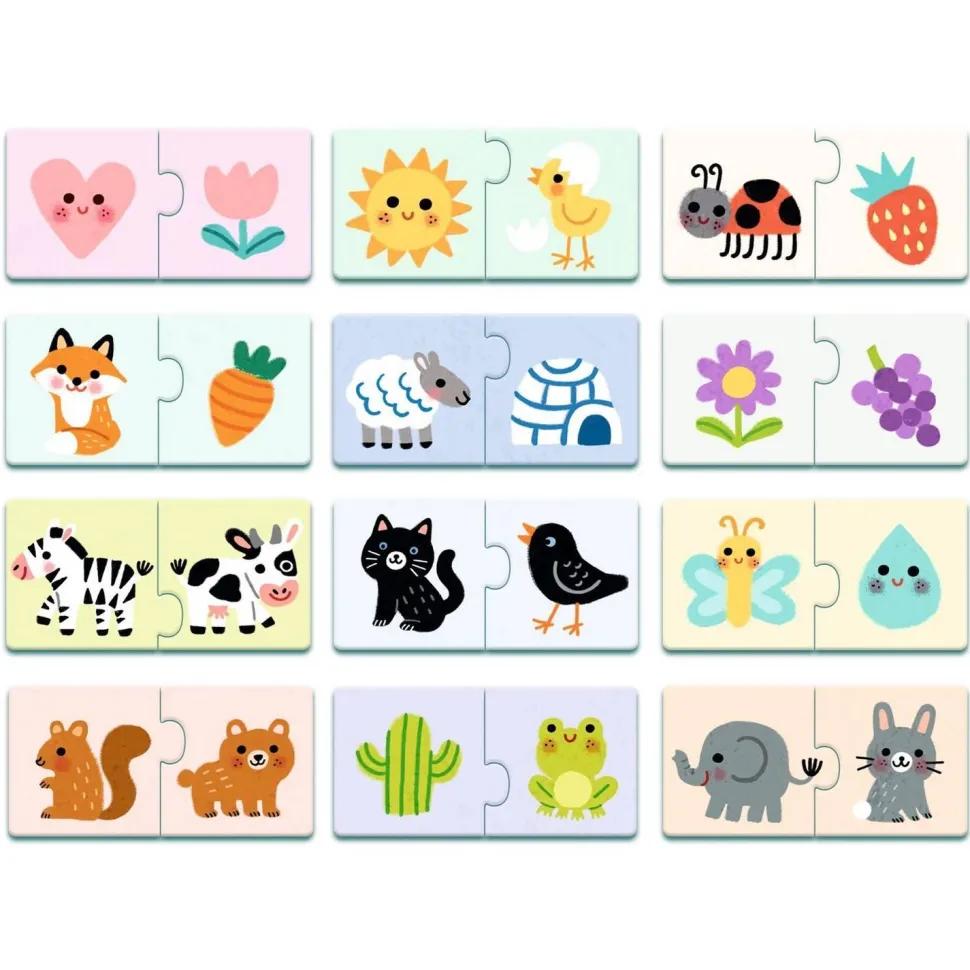 Puzzles Duo -Couleurs - Djeco