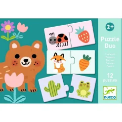 Puzzles Duo -Couleurs - Djeco