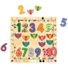 PUZZLES EDUCATIFS BOIS : 1 - 10 - Djeco