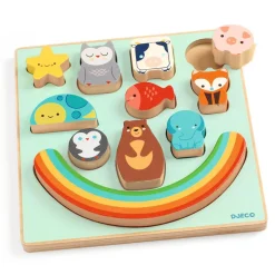 PUZZLES RELIEF : Puzz & Boom Rainbow - Djeco