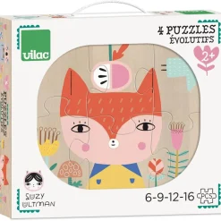 Puzzles évolutifs 6 à 16 pièces : illustrés par Suzy Ultman - Vilac