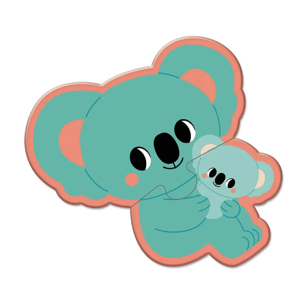 Puzzles évolutifs de 2 à 6 pièces : Animaux - Partenariat WWF® - Janod