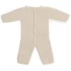 Pyjama en tricot couleur lin pour poupées de 38cm - Miniland